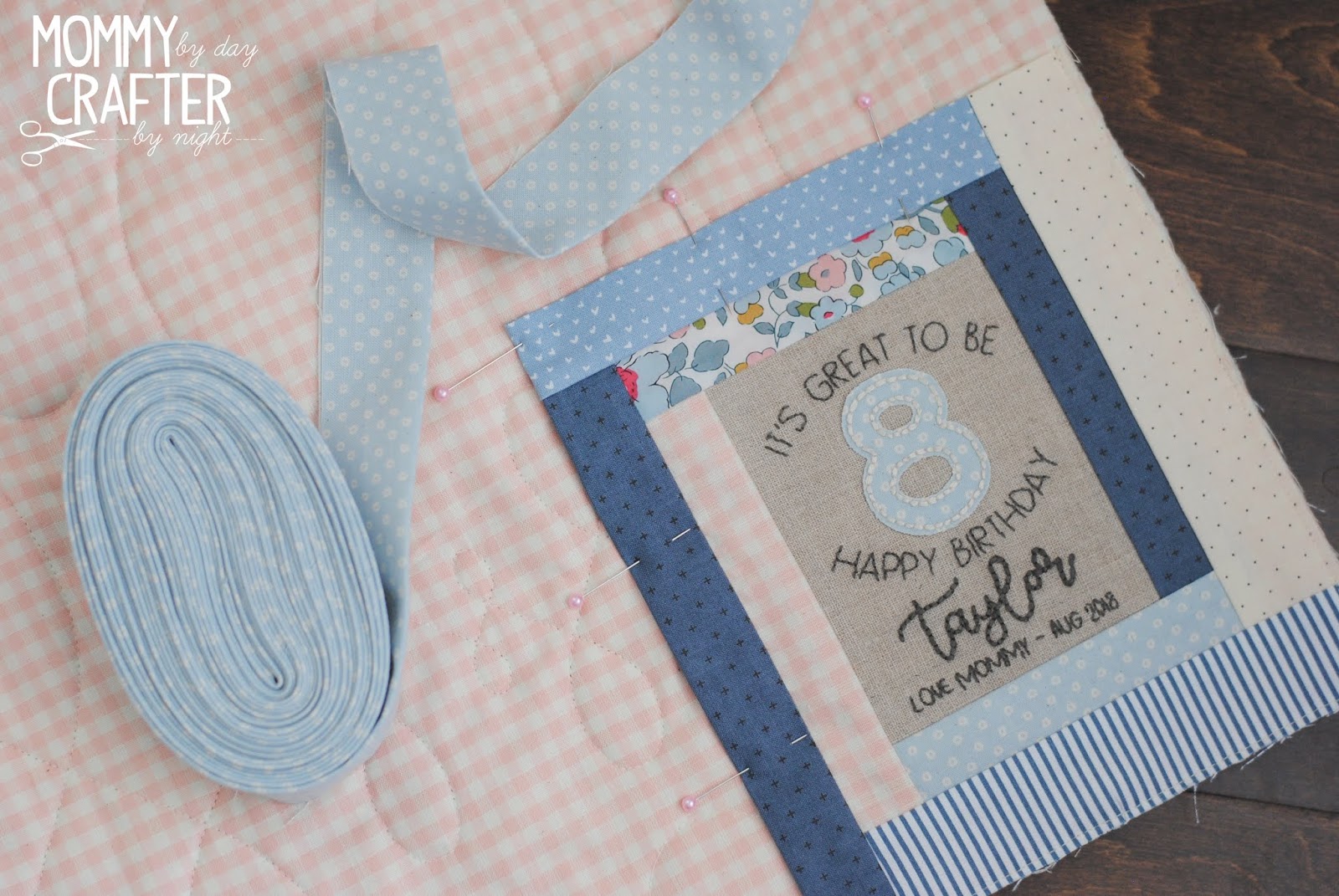 How to Attach a Quilt Label to a Quilt Mommy by day... Crafter by